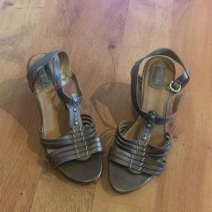 Clarks wedge sandals